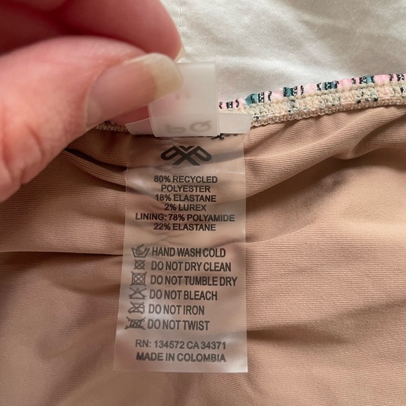 PilyQ Multicolor Striped Bikini Bottom | M - Picture 8 of 10